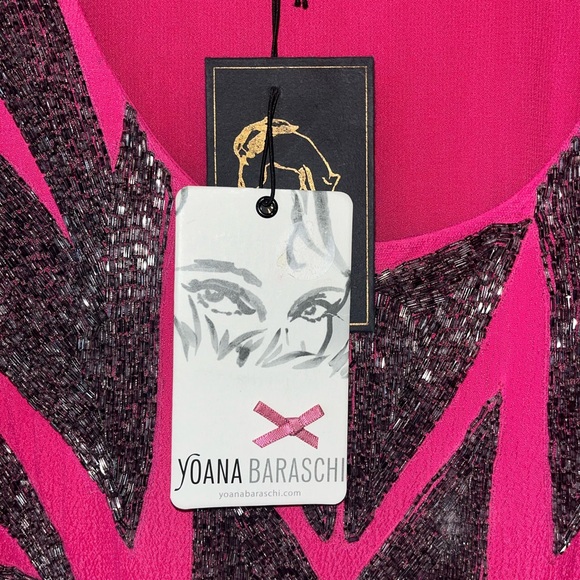 Yoana Baraschi NWT Geometric Beaded Dress - Picture 2 of 3